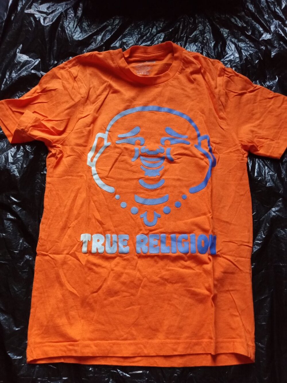 (Bundle Deal) True Religion Orange/Blue Mens T Shirt XS